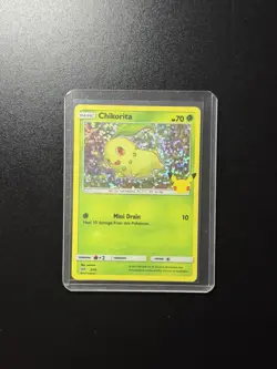 Chikorita 2/25 Non Holo McDonalds 25th Anniversary Promo Pokemon TCG - Image 1