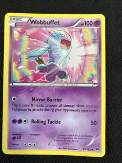 Wobbuffet ~ 67/162 Breakthrough 2015 Official Pokemon TCG - Image 1