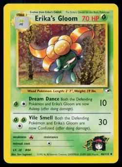 Erika's Gloom 46/132 UC Gym Heroes Pokemon Unlimited MP - Image 1