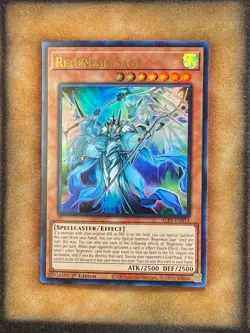 Yugioh Regenesis Sage ALIN-EN014 Ultra Rare 1st Ed NM - Image 1
