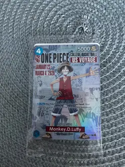 Monkey.D.Luffy (055) (College Basketball US Voyage) P-055 One Piece Promotion... - Image 1