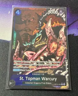 St. Topman Warcury OP13-089 One Piece Carry On His Will - Image 1