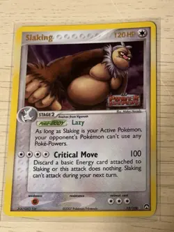 Pokemon Card - Slaking 13/108 - Reverse Holo STAMPED Power Keepers Holo Rare - Image 1