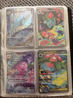 Binder Full of Rare Pokemon Cards Different Sets English Korean Japanese Chinese - Image 1
