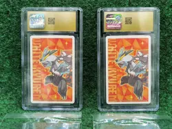 Volcarona & Larvesta Pokemon Playing Cards Q🔸7 🔸 White 2 Deck CGC Pristine 10 - Image 3