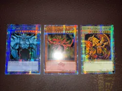 Yu-Gi-Oh! God Card Set - Obelisk, Slifer, Ra -LC01- QCR - 1st Edition NM! - Image 2
