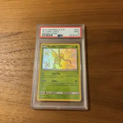 Pokemon TCG PSA 9 2019 Hidden Fates Shiny Vault Scyther SV1/SV94 Holo Eng - Image 1