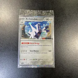 🔥 Pokemon TCG 🔥 Archaludon 107/142 - Stellar Crown Sealed EB Games Stamp Promo - Image 1
