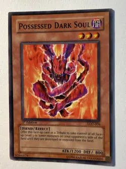 Legacy of Darkness #LOD-004 Possessed Dark Soul 1ST EDITION LP Yugioh - Image 1