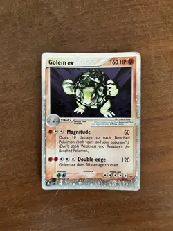 Golem Ex Set Ex Dragon 91/97 Pokemon Card Eng Holo Rara Foil - Image 1