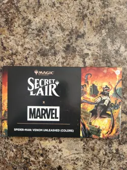 MTG Secret Lair Spider-Man: Venom Unleashed Colors (Non Foil) Sealed - Image 1