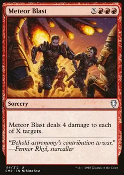 Meteor Blast - Commander Anthology Volume II | MTG Card - Image 3