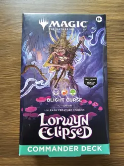 Lorwyn Eclipsed - Commander Deck - Blight Curse Magic The Gathering New Sealed - Image 1