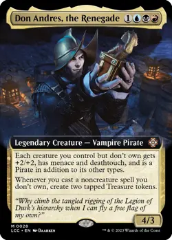 Normal - Don Andres, the Renegade (Extended Art) - 28 - Commander: The Lost C... - Image 1