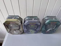 ✅ Pokemon TCG Triple Whammy Collector Tins Set (3 tins) ✅ SEALED + IN HAND - Image 2