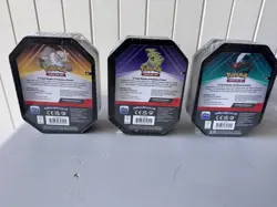 ✅ Pokemon TCG Triple Whammy Collector Tins Set (3 tins) ✅ SEALED + IN HAND - Image 3