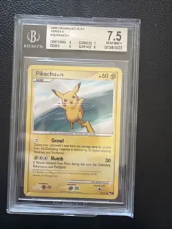 Pokemon Pikachu Promo Pop Series 9 15/17 LP Beckett 7.5 - Image 1