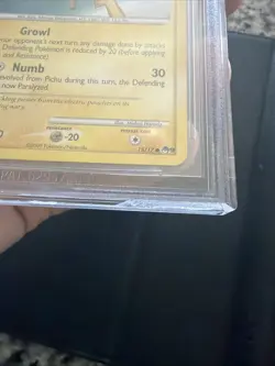 Pokemon Pikachu Promo Pop Series 9 15/17 LP Beckett 7.5 - Image 3