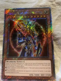 Konami Black Luster Soldier Envoy of the Beginning RA03-EN132 Platinum SR 1st - Image 1