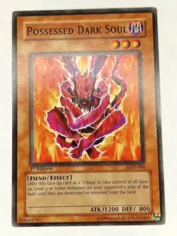 Yu-Gi-Oh! TCG Possessed Dark Soul LOD-004 1st Edition Common NM - Image 1