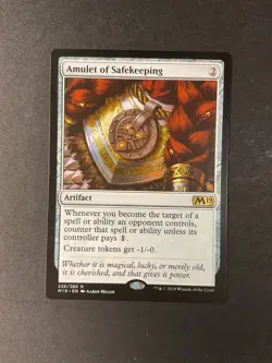 Amulet of Safekeeping - Core Set 2019 - Magic the Gathering - MTG - Image 1