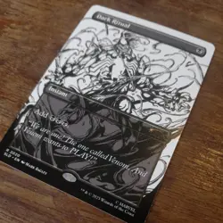 Spider-Man Secret Lair MTG Venom Unleashed Inks Dark Ritual nonfoil - Image 2