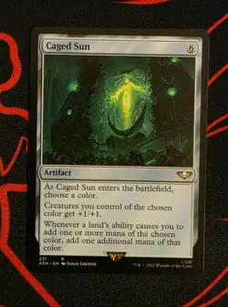 MTG Caged Sun x1 Lightly Played from Universes Beyond: Warhammer 40k - Image 1