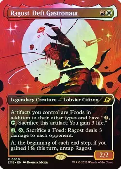 Ragost, Deft Gastronaut (0300) - Edge of Eternities - Rare Borderless (Foil) - Image 1