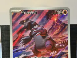 Groudon 199/182 Paradox Rift Illustration Rare Pokemon Card NM - Image 4