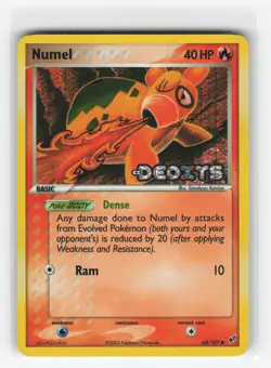 NUMEL 68/107 STAMPED DEOXYS POKEMON TCG NM - Image 1
