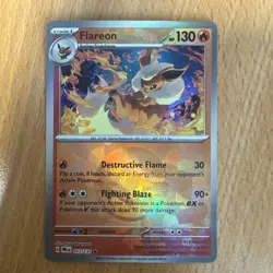 Flareon 013/131 PokeBall Prismatic Evolutions - Pokemon Card Reverse Holo - NM - Image 1