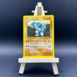 Machoke 34/102 Pokemon card (Base Set) - Image 1
