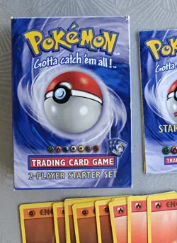Pokemon TCG 2-Player Starter Set Theme Deck Base Set WOTC 1999 Original Contents - Image 2