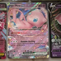 Pokemon TCG Full Art Holo Lot (5) Mew V, Mew ex, Mega Diancie ex, Duraludon V - Image 3