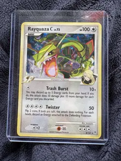 Rayquaza C 8/147 Supreme Victors Holo Rare SP Pokemon TCG Card ENG 2009 - Image 2