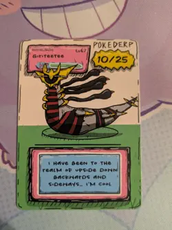 Pokemon Fanart Card Pokederp Game Over Giriteetee (Giratina) - Image 1
