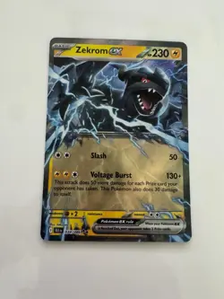 Zekrom ex 034/086 Holo Double Rare Black Bolt Pokemon Near Mint - Image 1