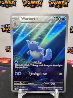 Pokemon TCG Wartortle 171/165 Illustration Rare Holo Scarlet & Violet 151 NM - Image 1