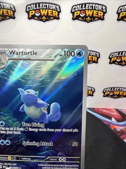 Pokemon TCG Wartortle 171/165 Illustration Rare Holo Scarlet & Violet 151 NM - Image 5