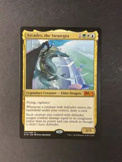 Arcades, the Strategist - Core Set 2019 - Magic the Gathering - MTG - Image 1