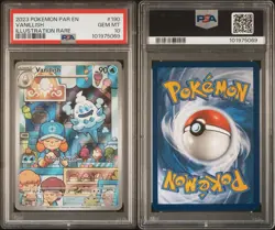 Pokemon Vanillish 190/182 SV04: Paradox Rift Illustration Rare Holo PSA 10 2023 - Image 3