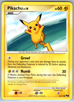 Pokemon Pikachu Pop Series 9 15/17 NM - Image 1