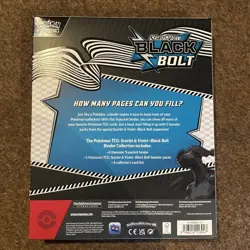 Pokemon Scarlet & Violet Black Bolt Binder Collection - Brand new and in hand - Image 2