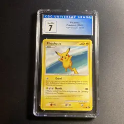 2009 Pokemon Pikachu Promo POP SERIES 9 15/17 CGC 7 NM - Image 1