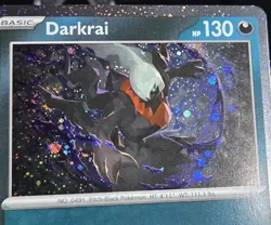 Darkrai 136/197 Cosmos Holo 🌀 SWIRL 🌌 Pokemon OBF NM - Image 1