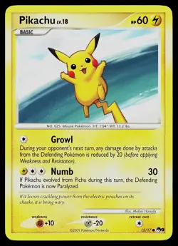 Pokemon Card - Pikachu POP Series 9 15/17 Common - Image 1