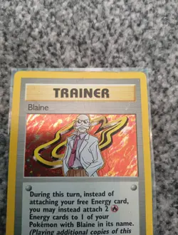 Blaine 17/132 WOTC Gym Challenge CC3 Holo Card Pokemon TCG Card WOTC - Image 2