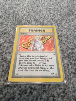Blaine 17/132 WOTC Gym Challenge CC3 Holo Card Pokemon TCG Card WOTC - Image 3