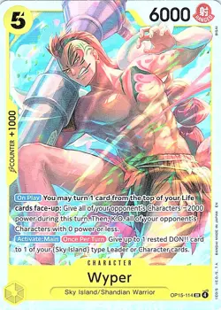 Wyper OP15-114 Super Rare Adventure on Kami's Island One Piece Near Mint - Image 2
