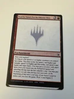 Need For Speed MagicCon Chicago 2025 Unknown Event Playtest MTG Magic Gathering - Image 1